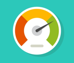 credit score dial icon